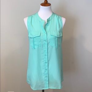 J. Crew Pastel Green Top